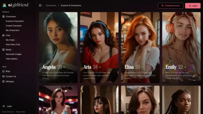 AI Girlfriend Screenshot