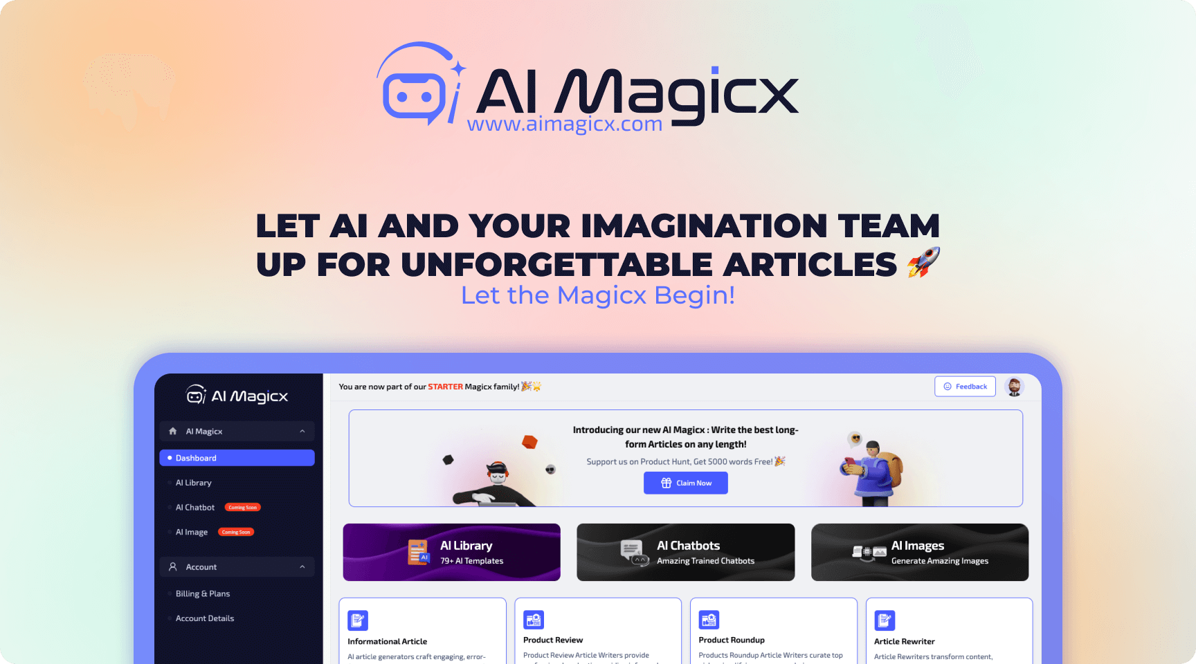 AI Magicx Screenshot