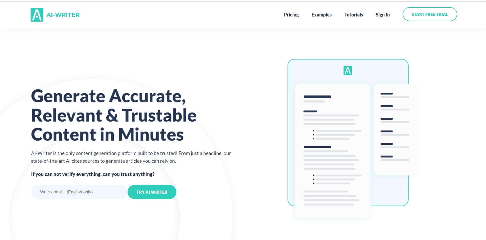 AI-Writer.com Screenshot