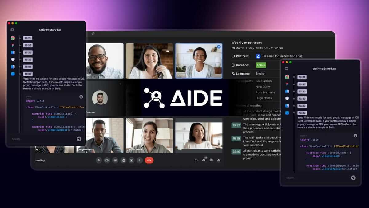 AIDE AI Assistant for Mac Screenshot