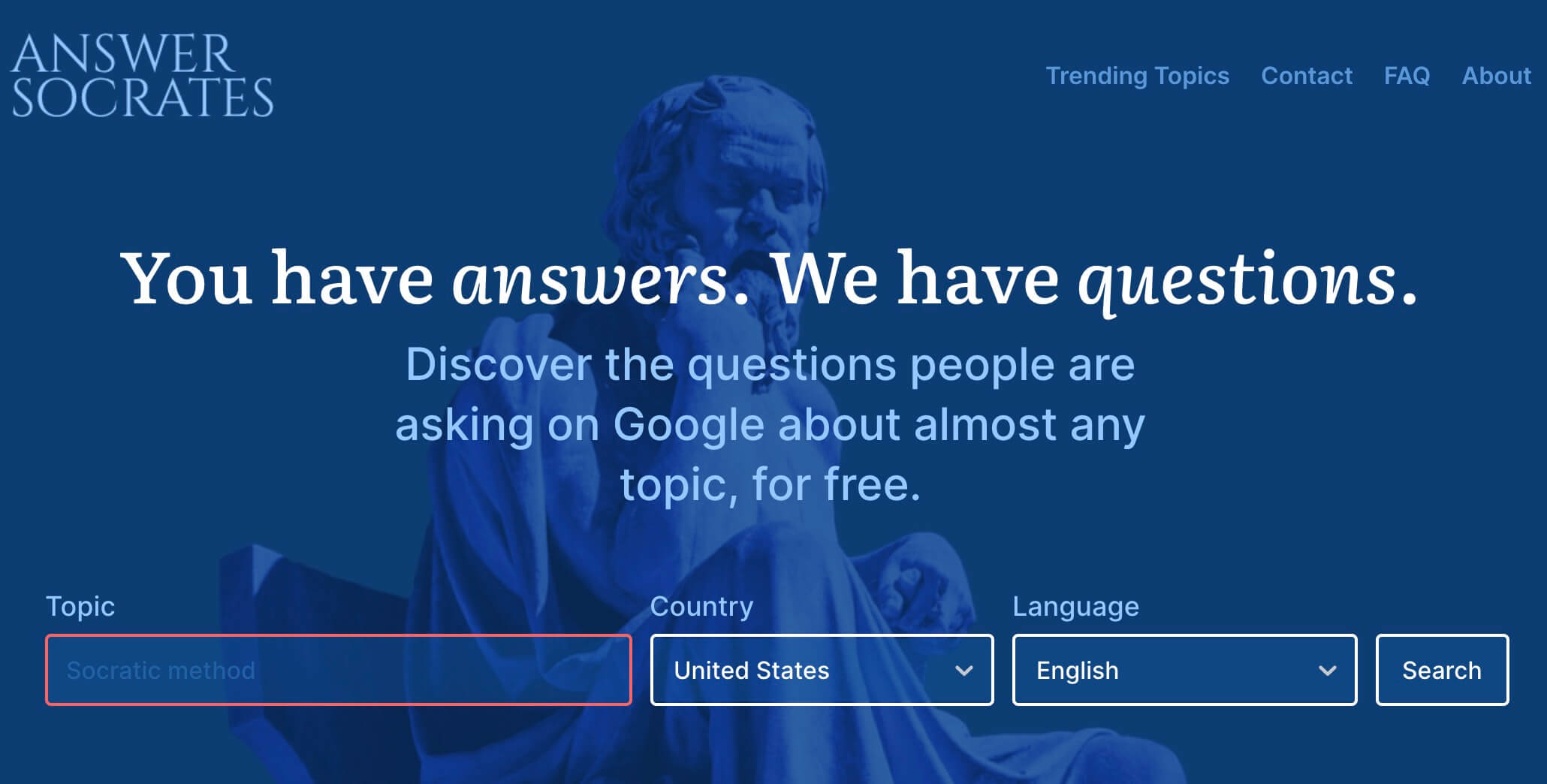 Answer Socrates Screenshot