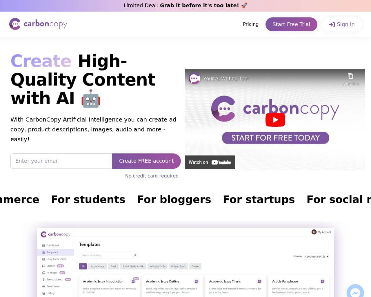 CarbonCopy.pro Screenshot