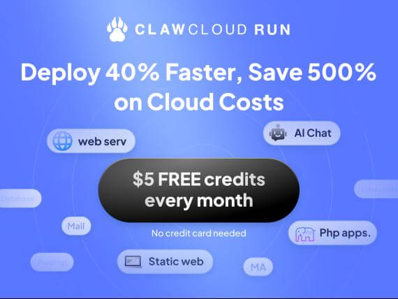 ClawCloud Run Screenshot