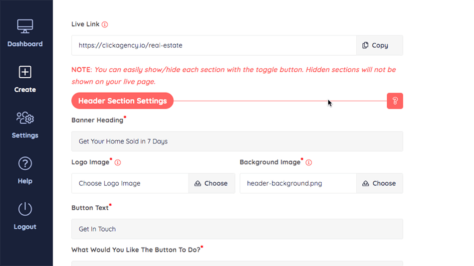 ClickAgency Screenshot