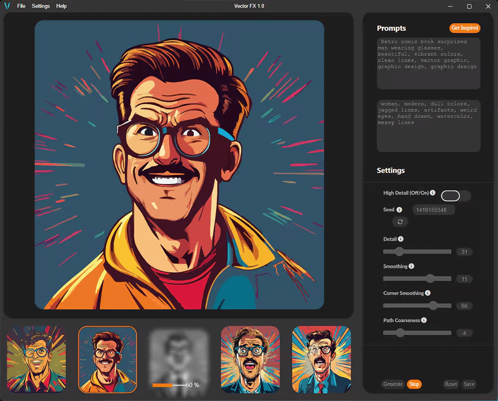 Corel Vector FX Screenshot