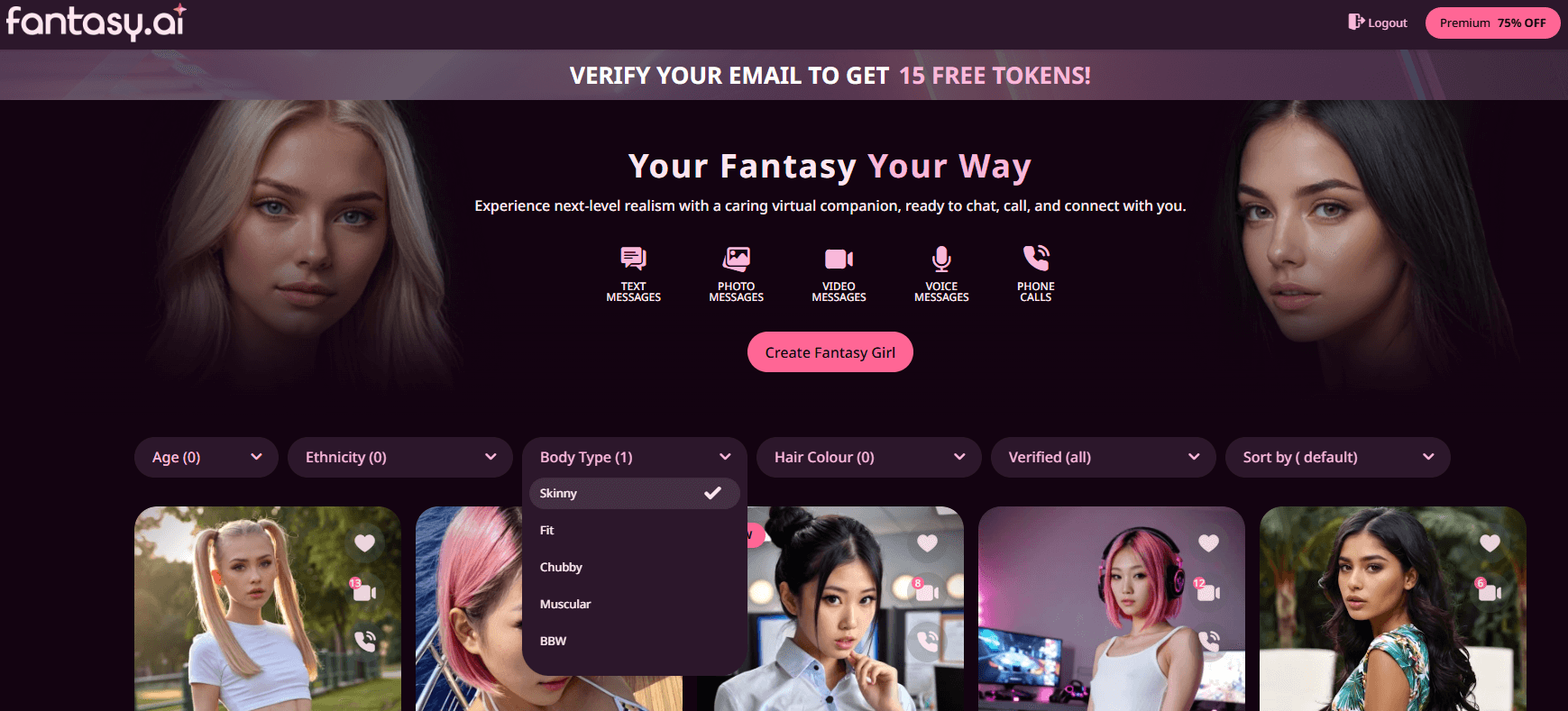 Fantasy.ai Screenshot