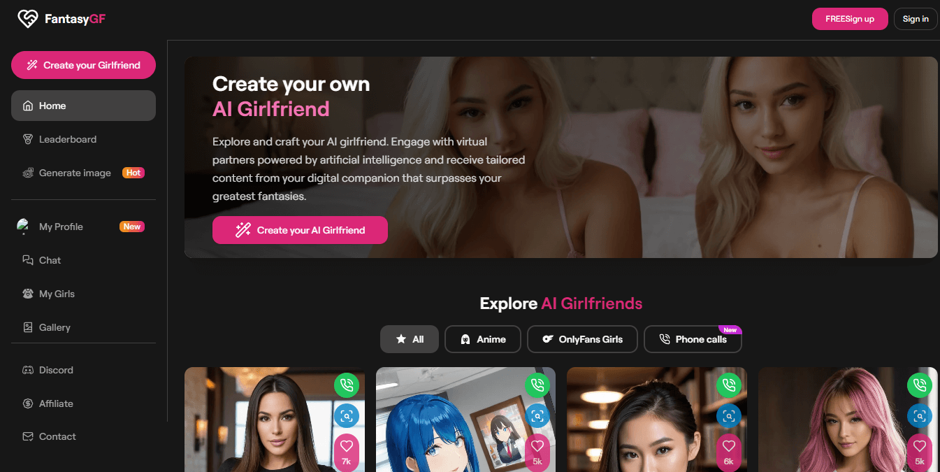 FantasyGF Screenshot