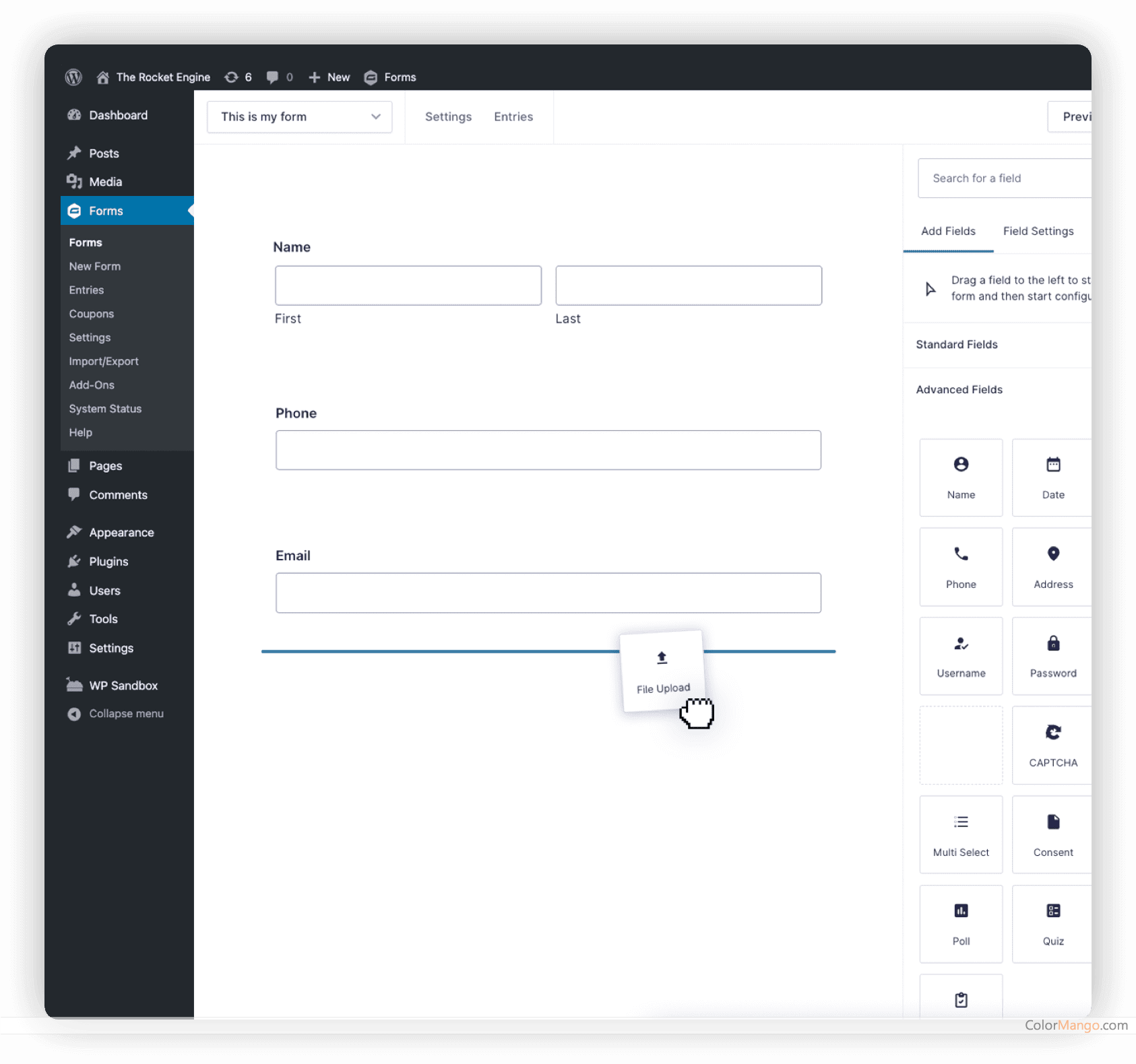 Gravity Forms Screenshot