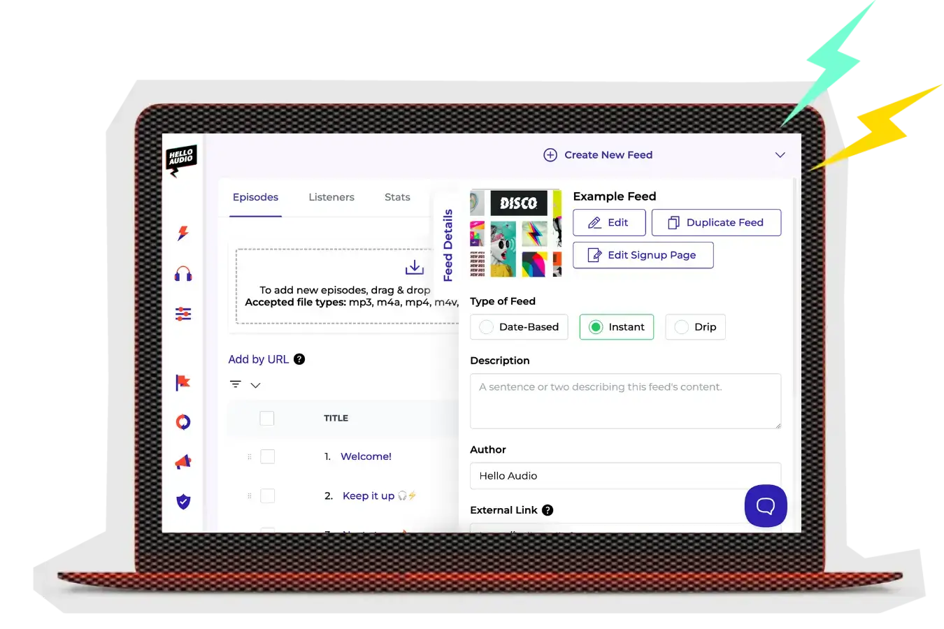 Hello Audio Screenshot