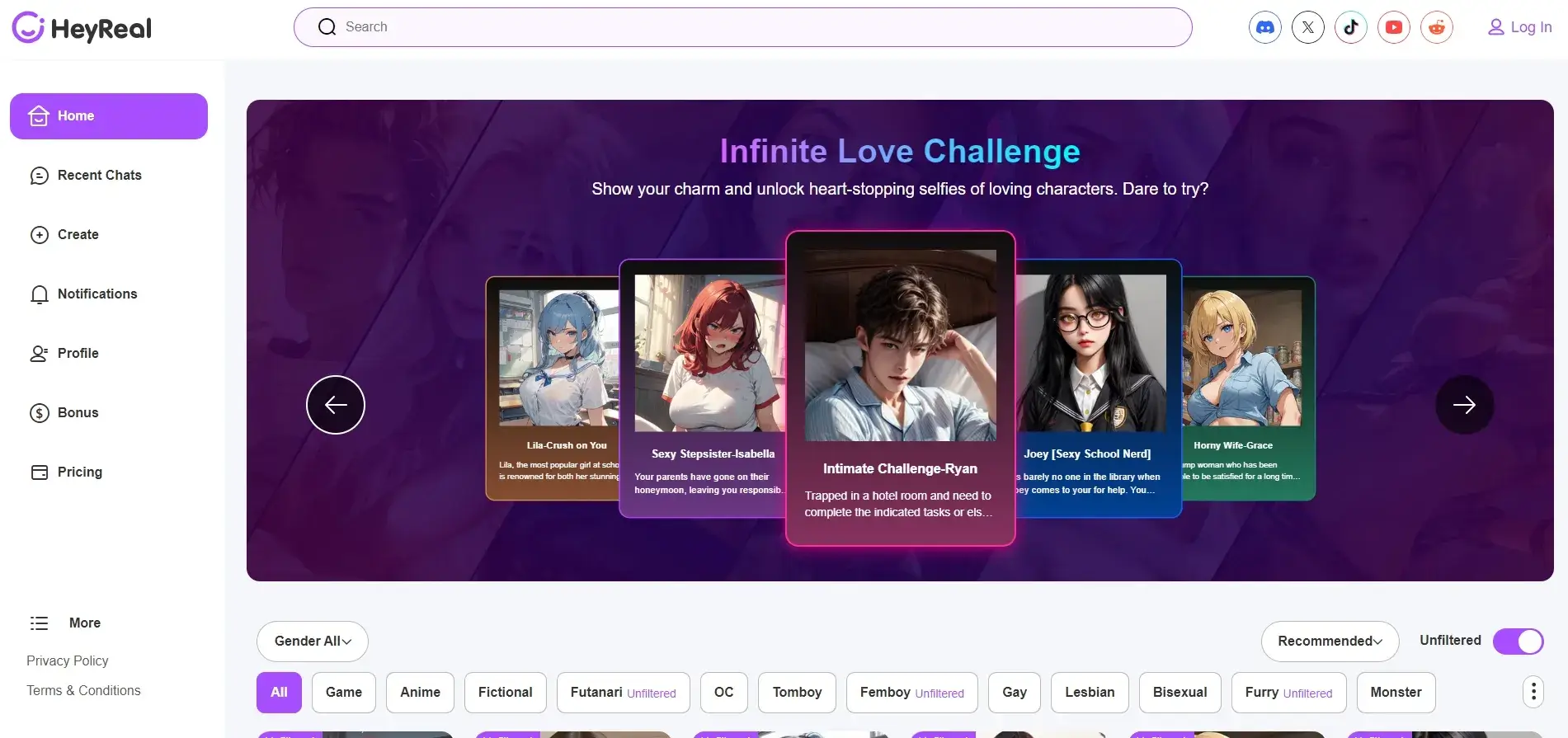 HeyReal AI Screenshot