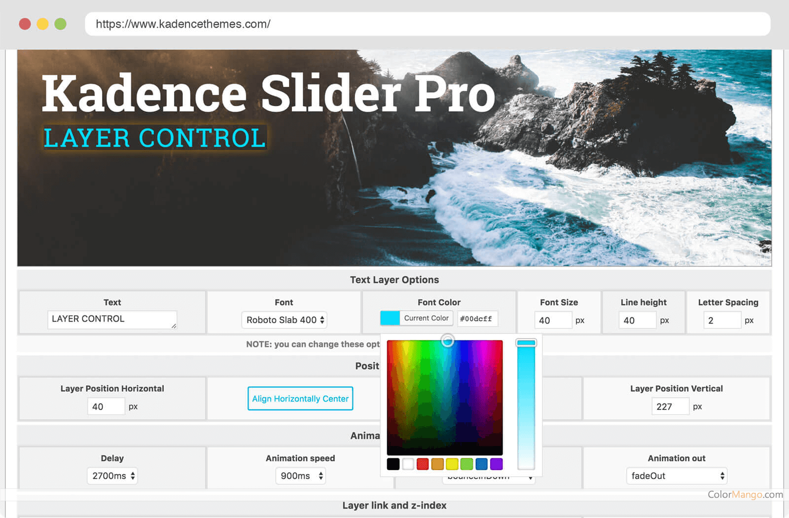 Kadence Slider Pro Screenshot