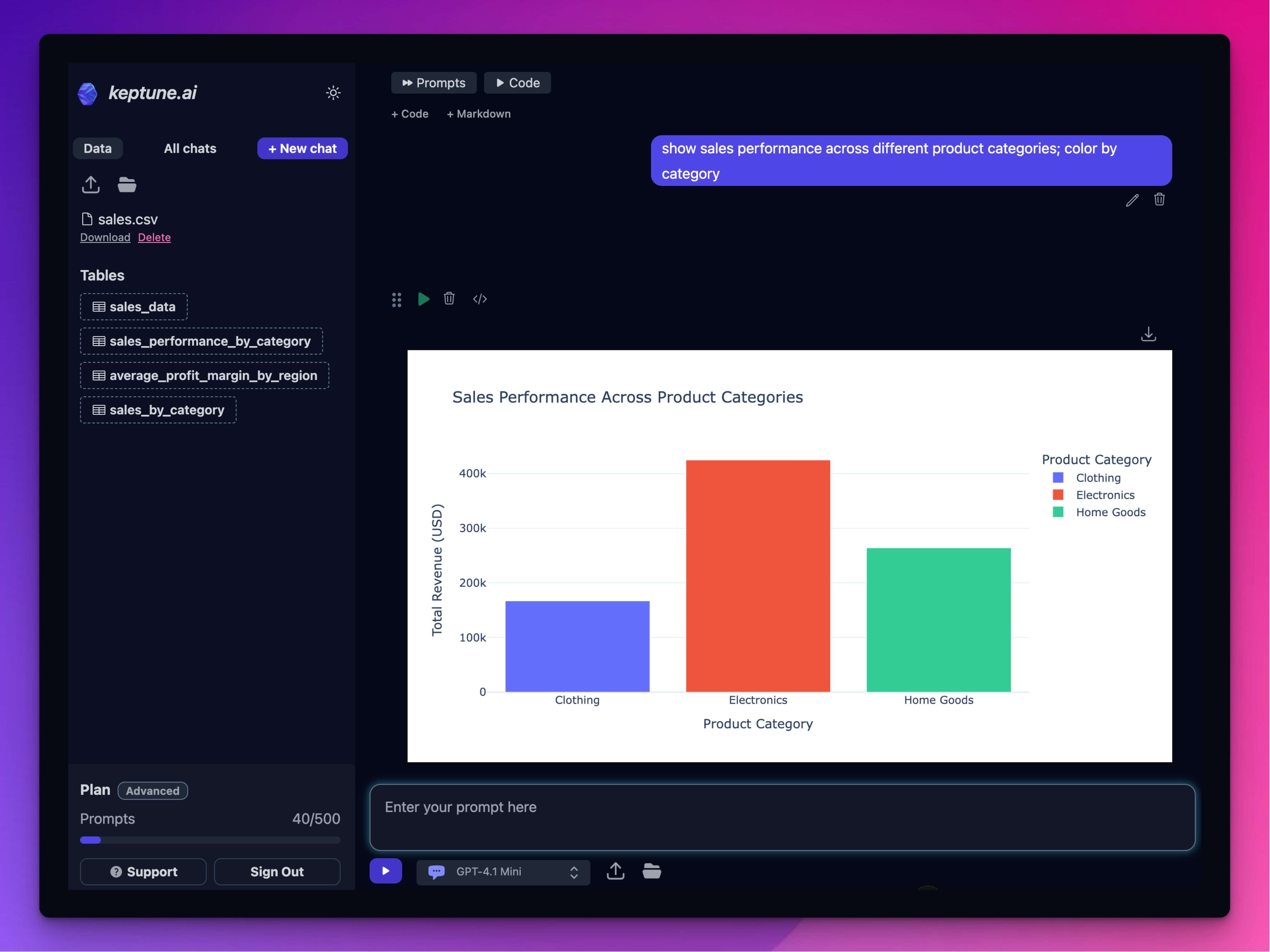 Keptune AI Screenshot