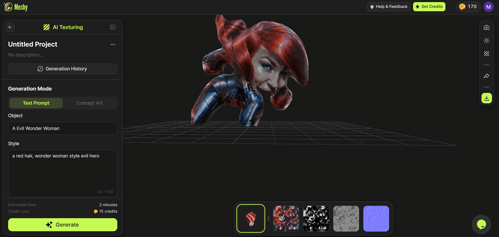 Meshy AI Screenshot