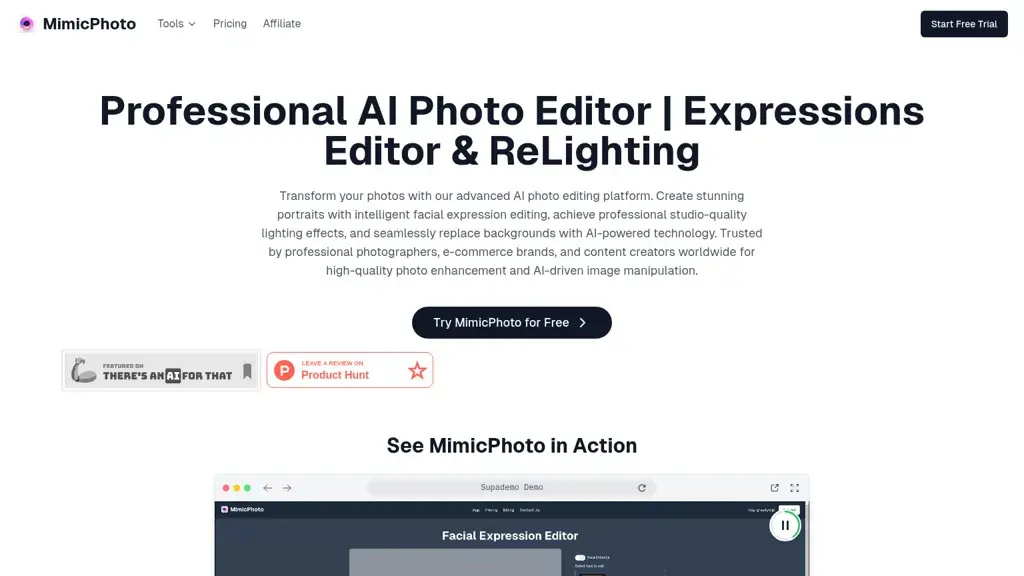 MimicPhoto Screenshot