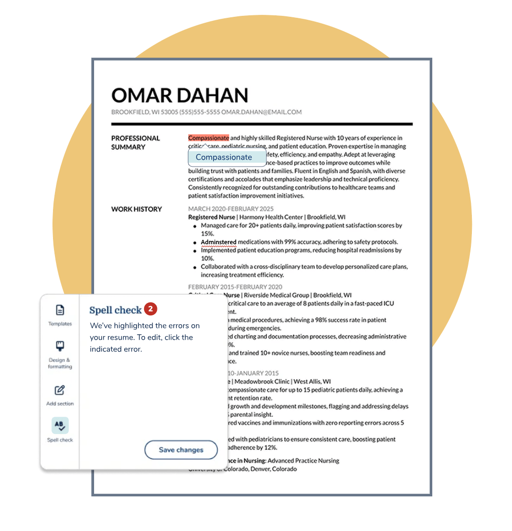 MyPerfectResume Screenshot