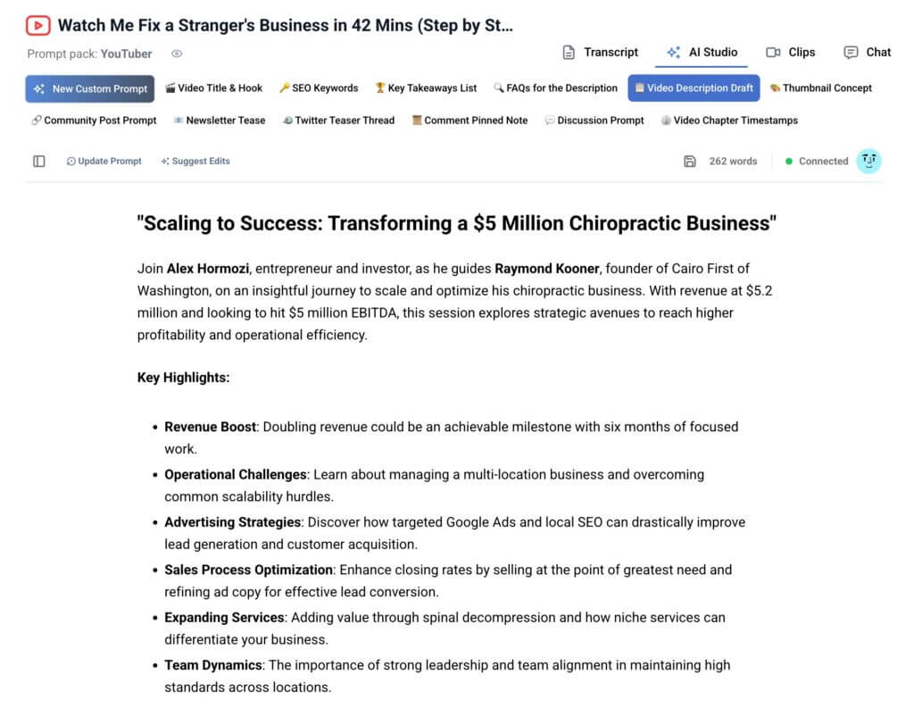 Outcast.ai Screenshot