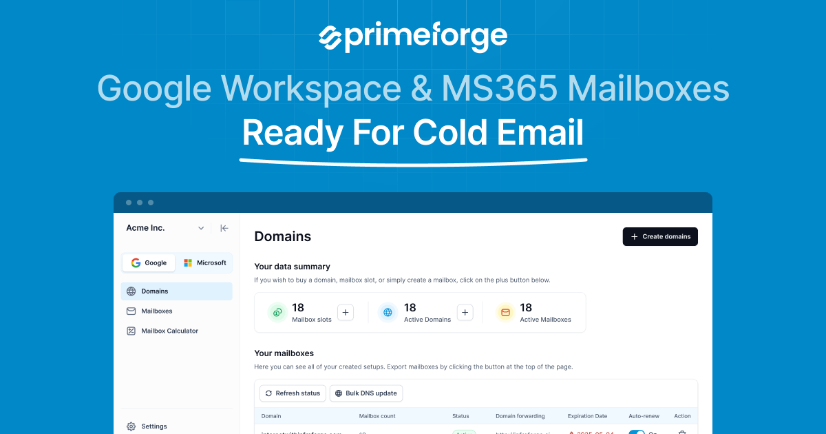 Primeforge Screenshot