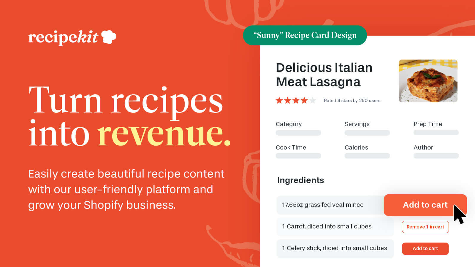 Recipe Kit Screenshot