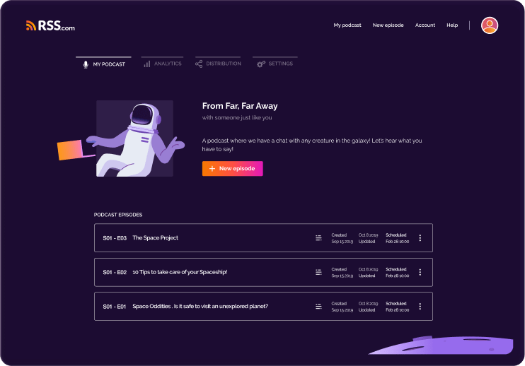 RSS.com Screenshot