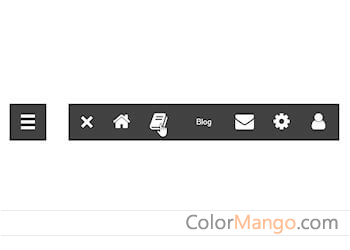 Slideout Menu Screenshot