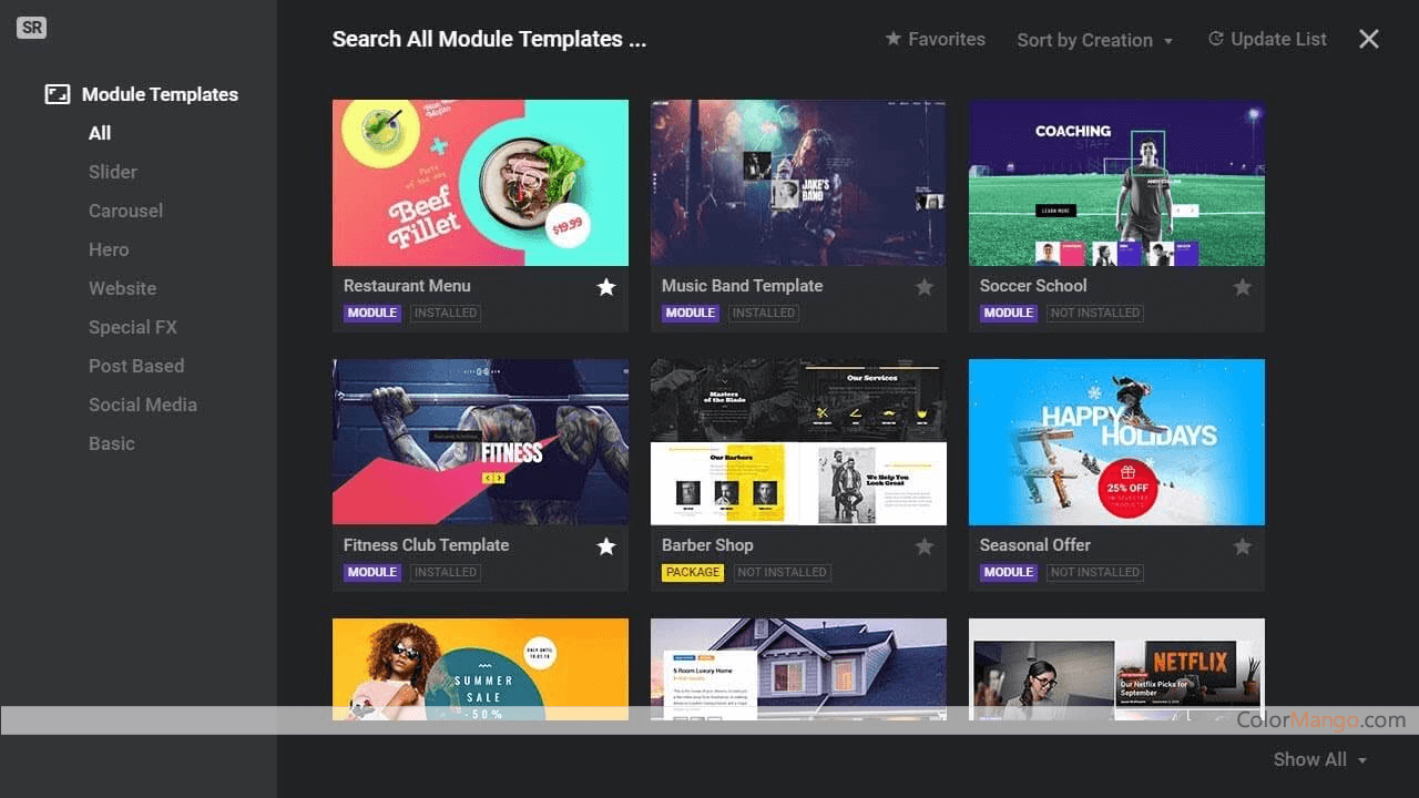 Slider Revolution Screenshot