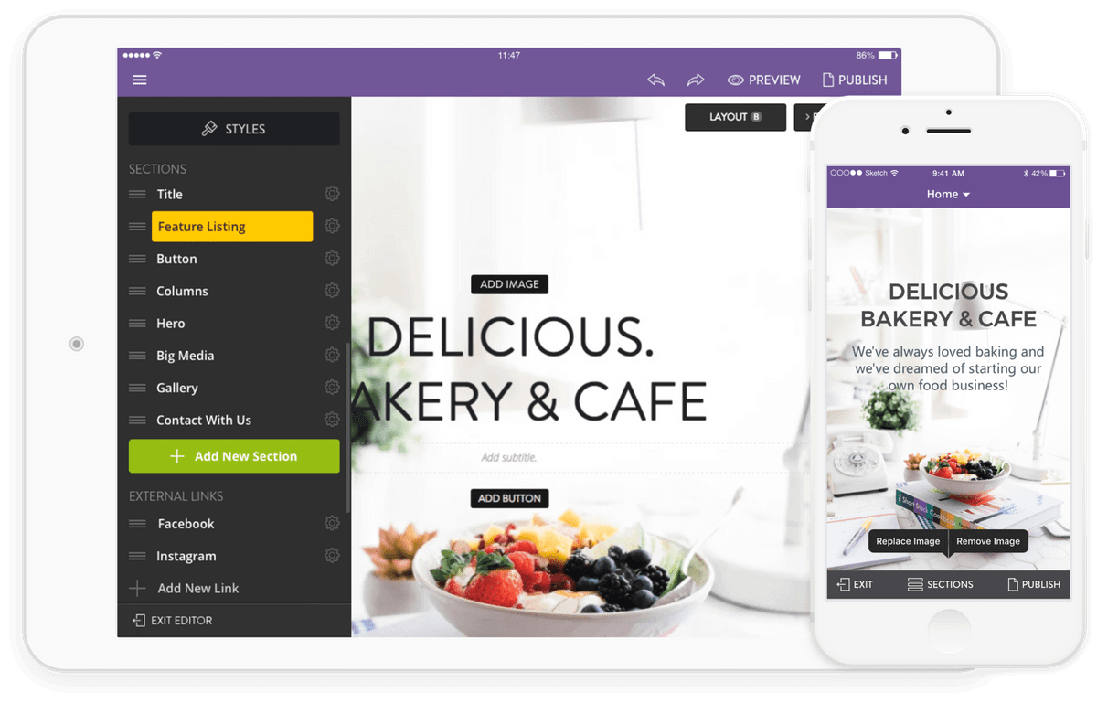 Strikingly Screenshot