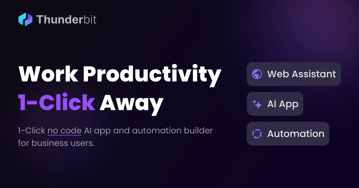 Thunderbit Screenshot