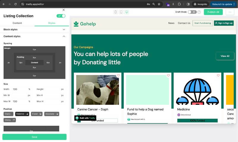 Tradly Screenshot