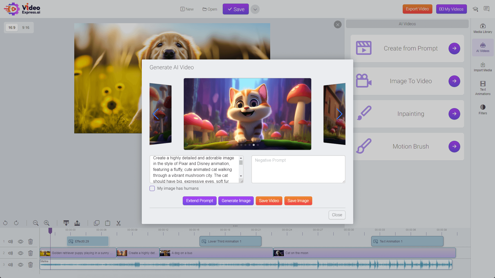 VideoExpress AI Screenshot