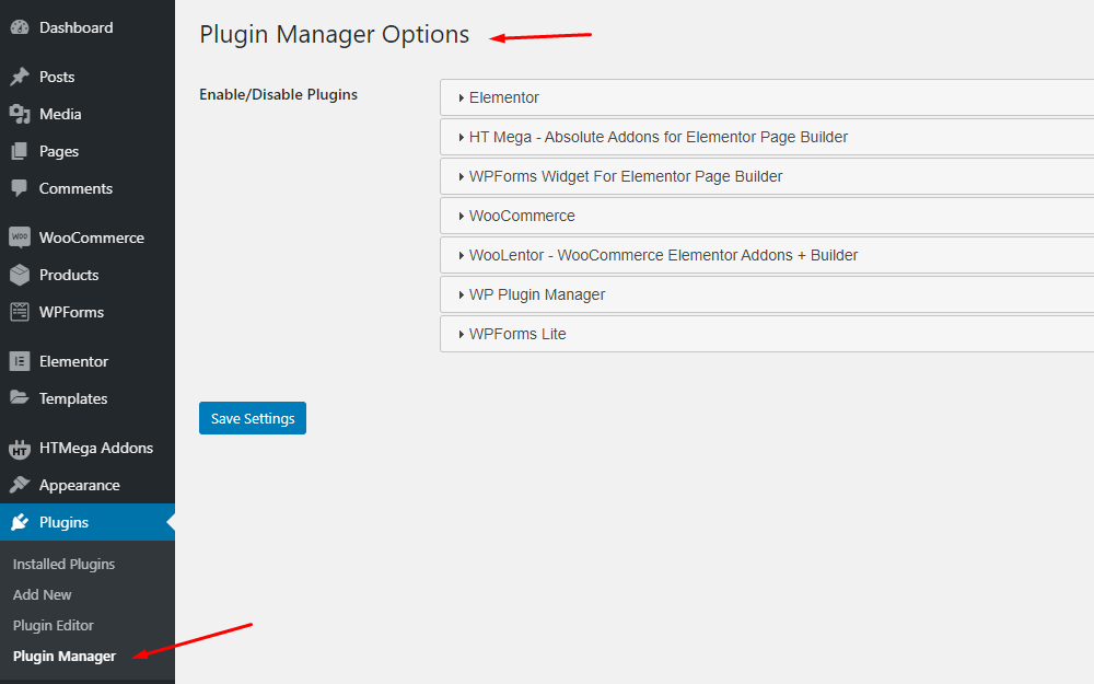 WP Plugin Manager Pro Screenshot