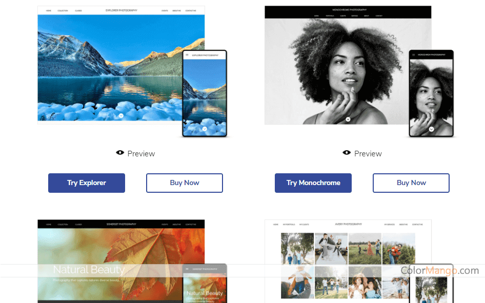 Zenfolio Screenshot