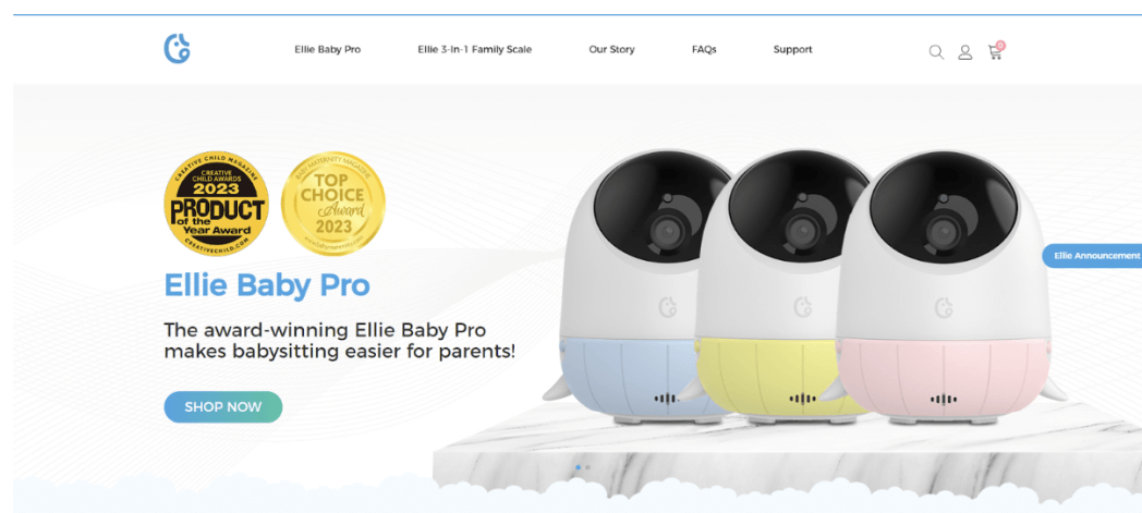 Ellie Baby Monitor Screenshot