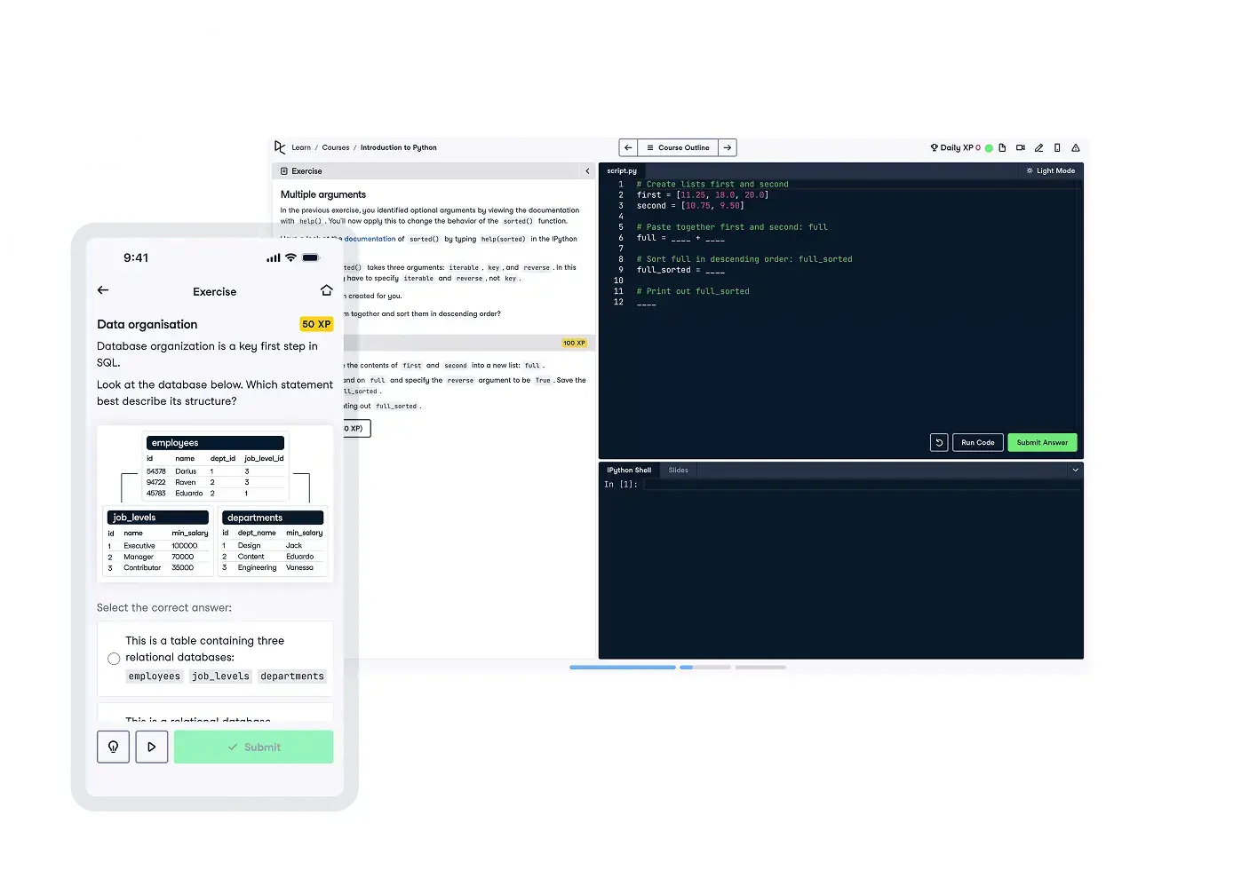 DataCamp Screenshot