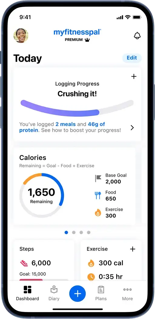 MyFitnessPal Screenshot
