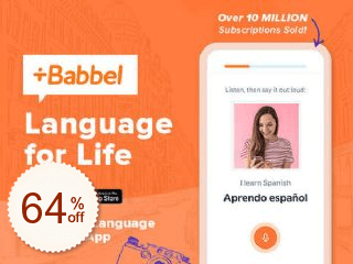 Babbel Language Learning Discount Coupon Code