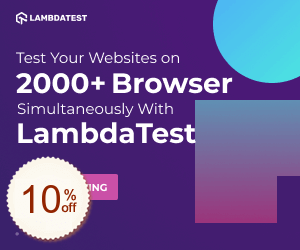 LambdaTest Discount Coupon Code
