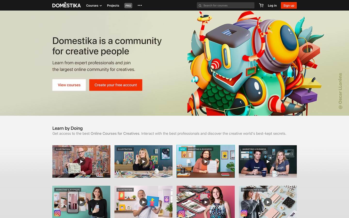 Domestika Screenshot