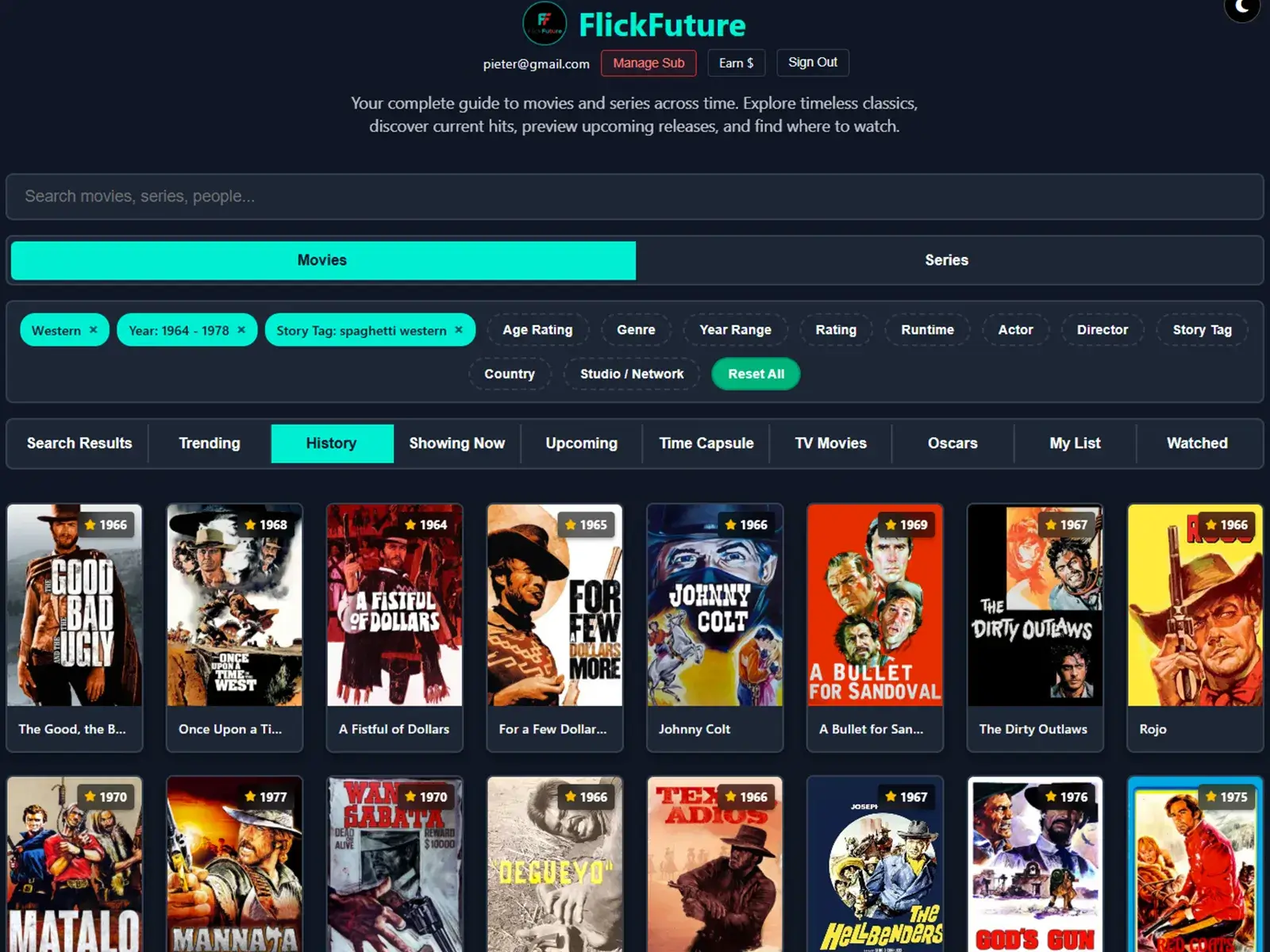 FlickFuture Screenshot