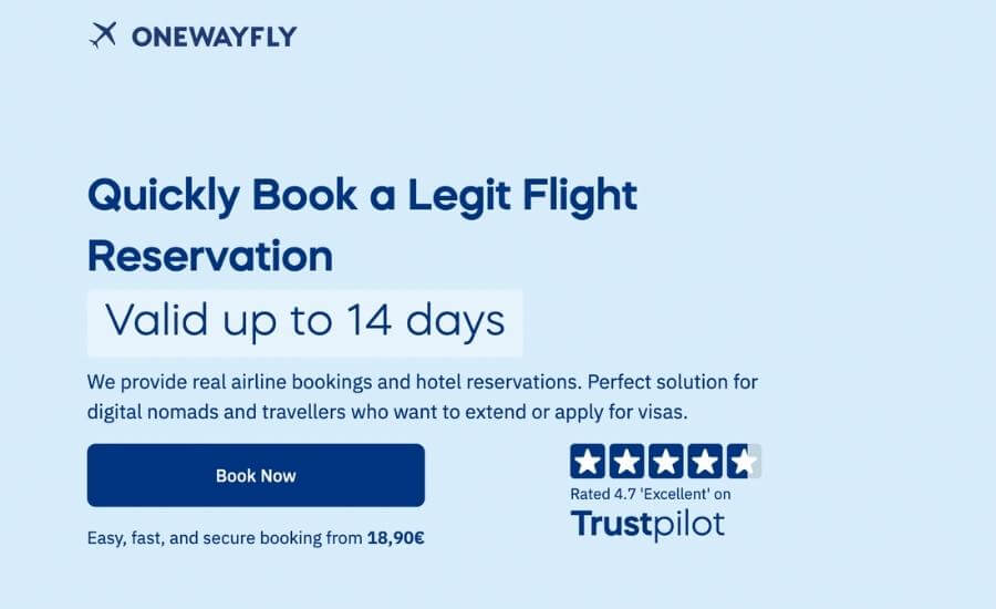 OneWayFly Screenshot