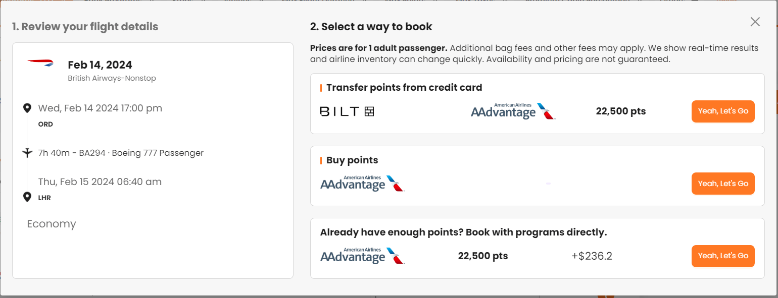 PointsYeah Screenshot