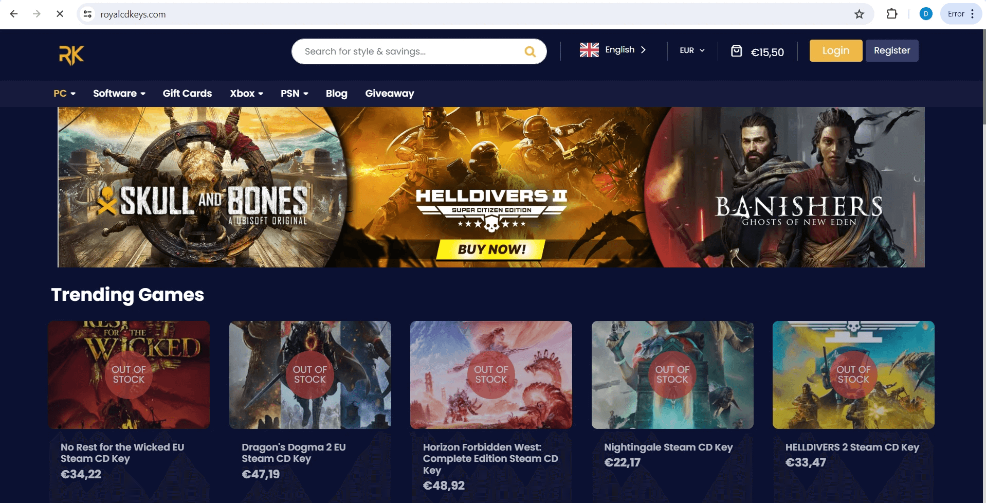 RoyalCDKeys Screenshot