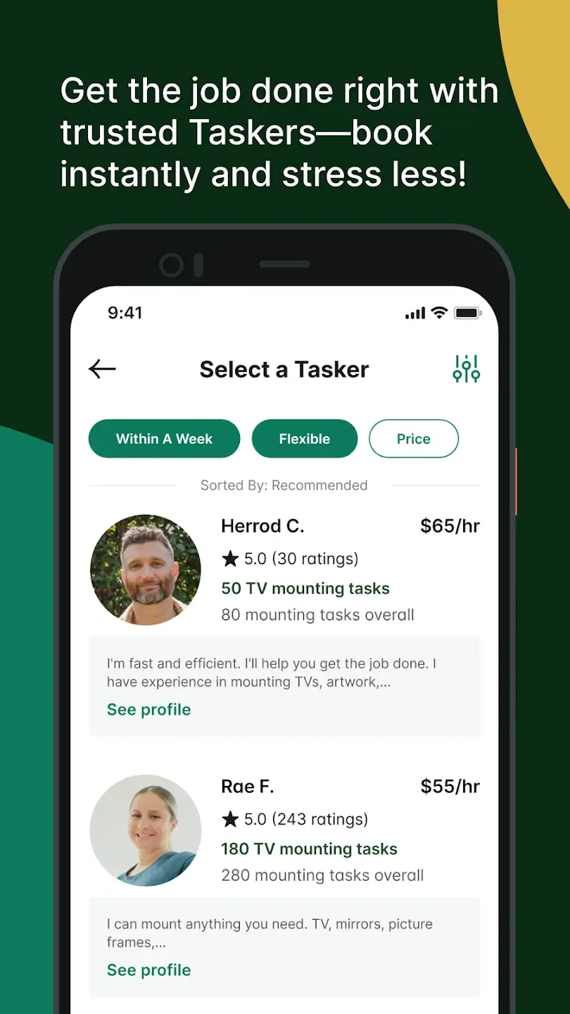 Taskrabbit Screenshot