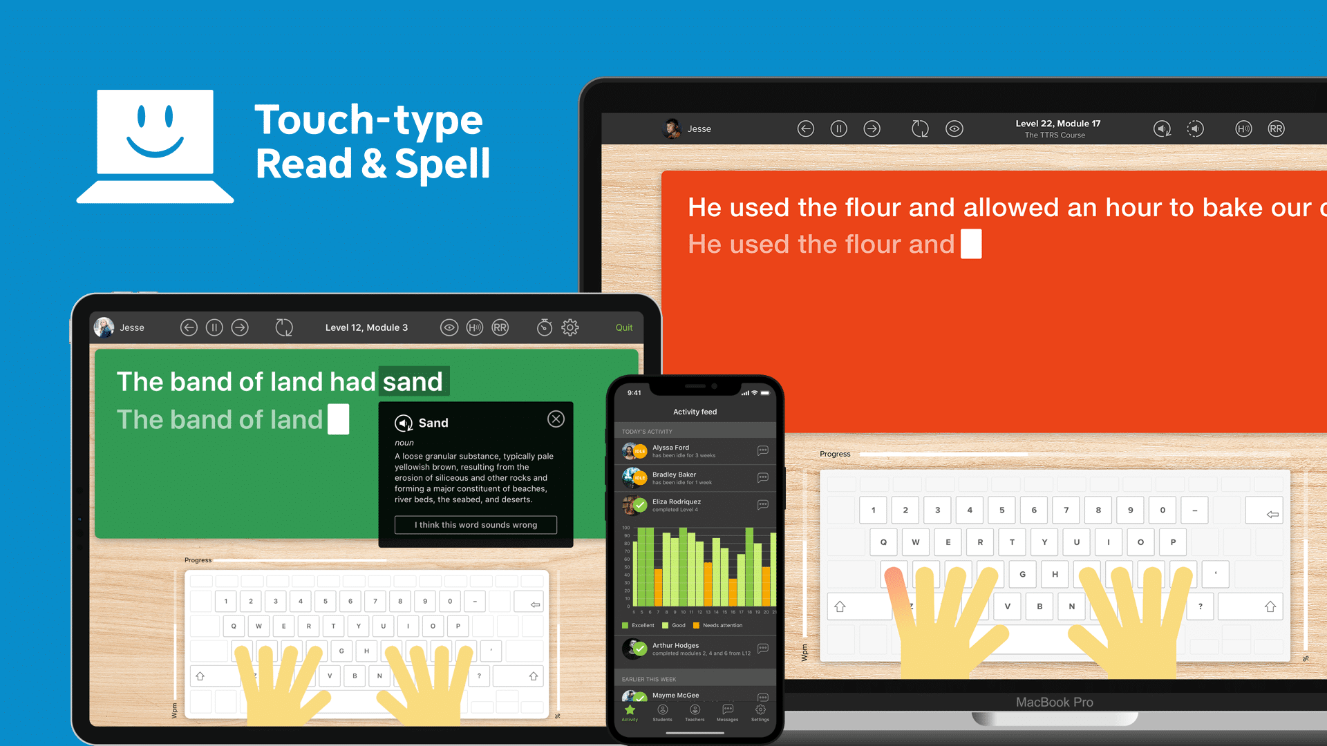 Touch-type Read & Spell Screenshot