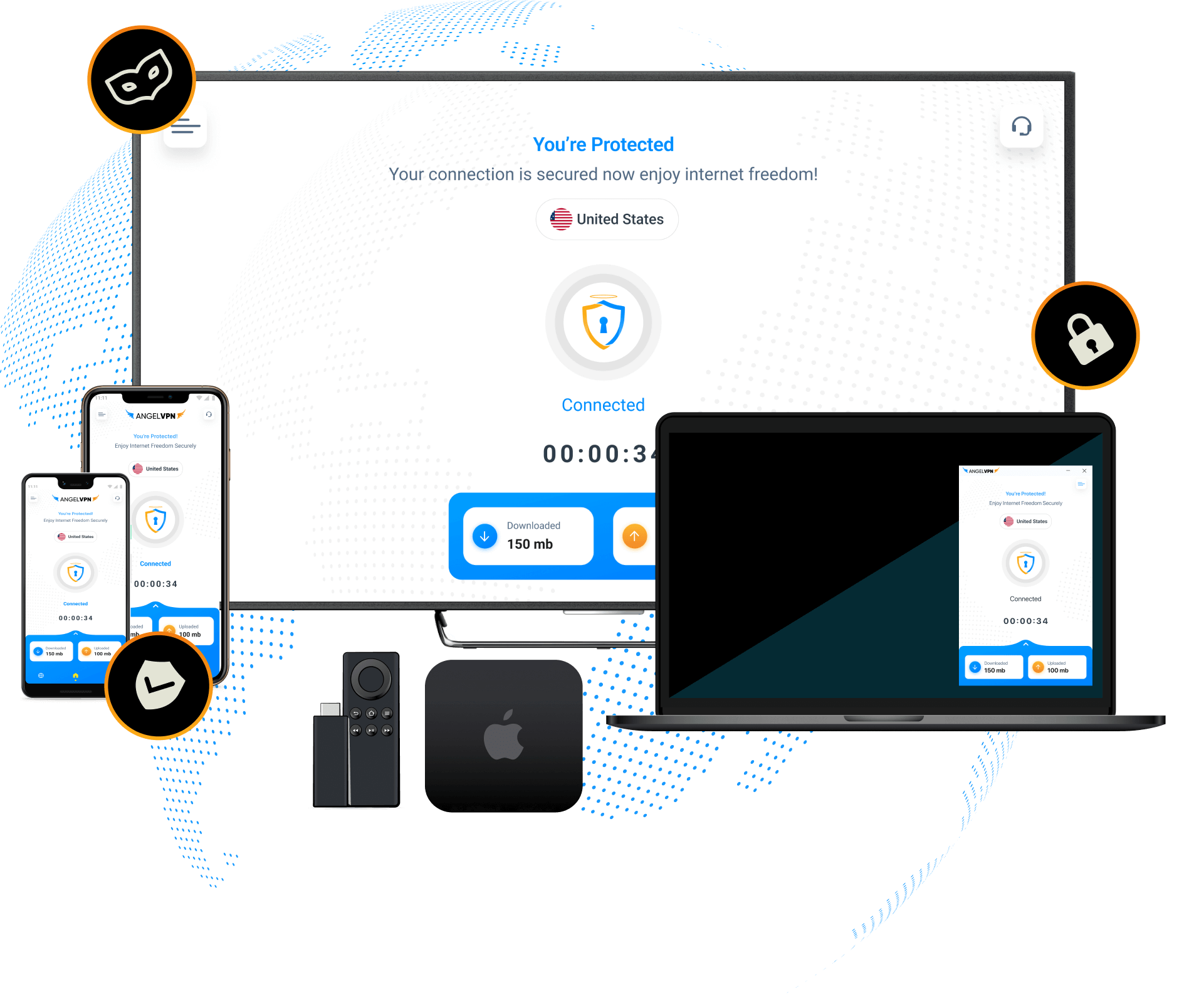 AngelVPN Screenshot