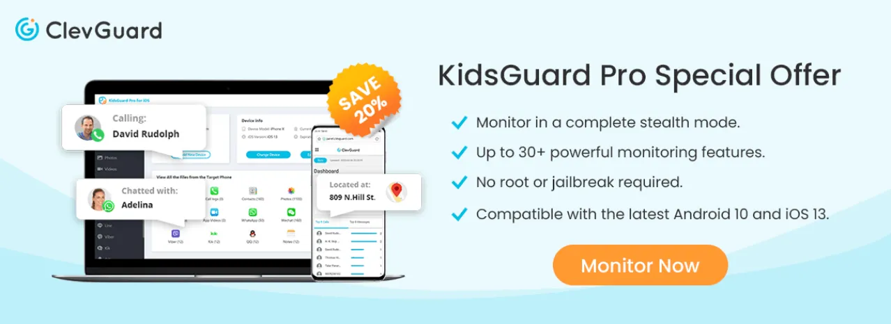 KidsGuard Pro 20% off coupon code