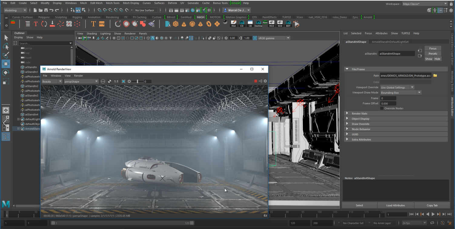 Autodesk Arnold Screenshot