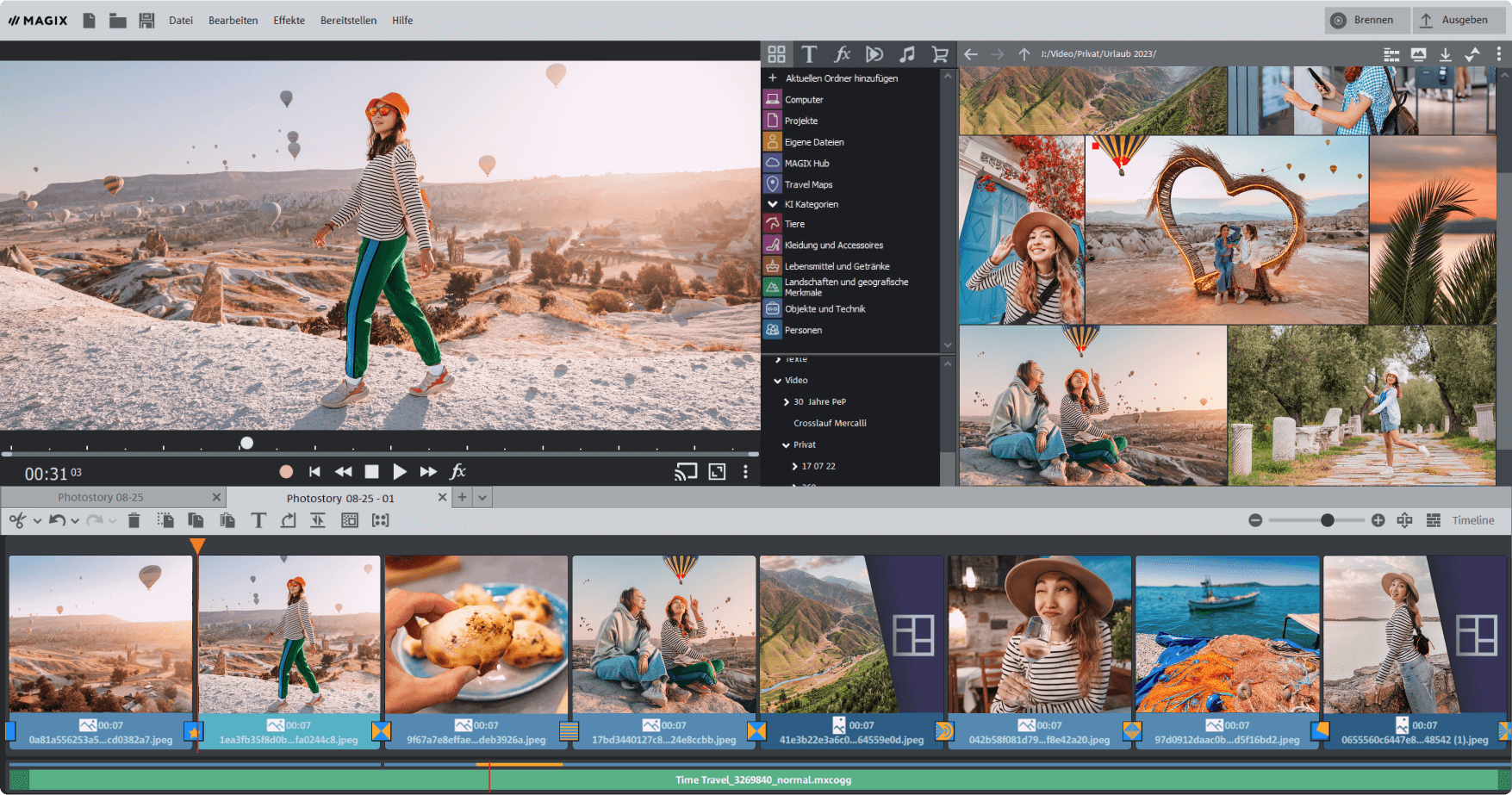 MAGIX Photostory Screenshot
