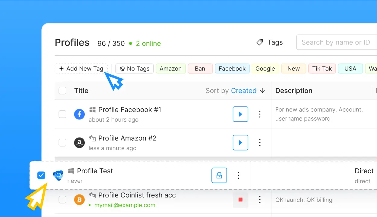 Octo Browser Screenshot