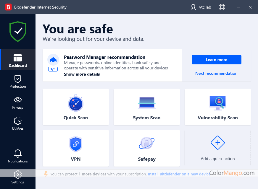 BitDefender Internet Security Screenshot