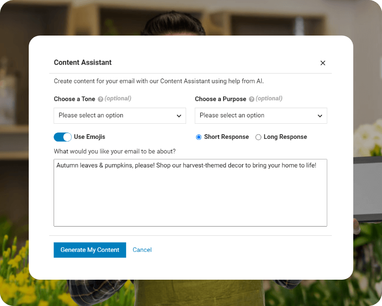 iContact Email Marketing Screenshot